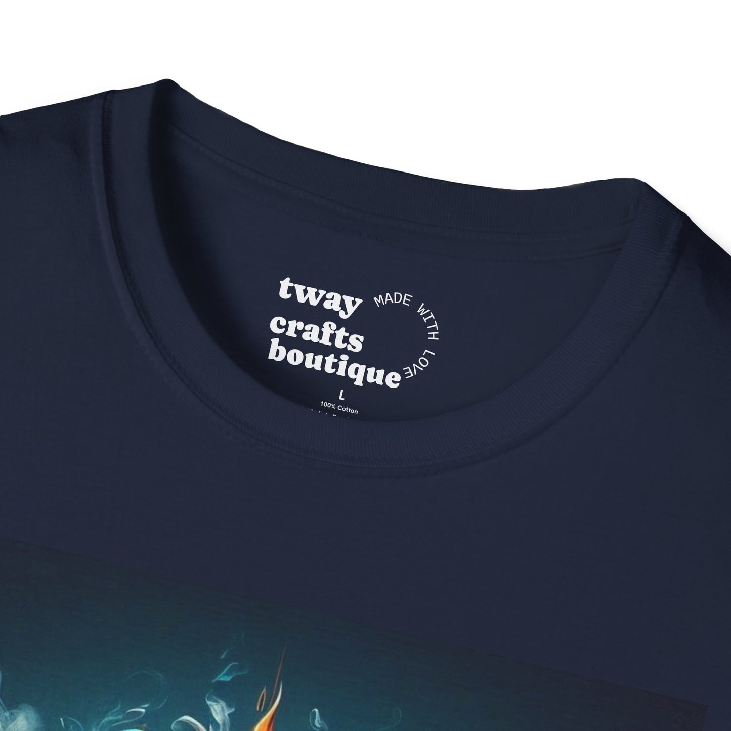 Dolphin Graphic T-Shirt | Unisex Softstyle Tee, Summer Apparel, Beach Wear, Eco-Friendly, Gift for Ocean Lovers
