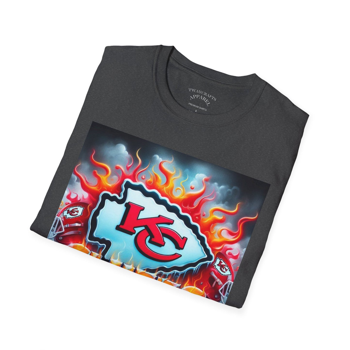 Kansas City Chiefs Fan T-Shirt | Unisex Softstyle Tee for Game Day, Sports Fan Apparel, Birthday Gift, Tailgating, Super Bowl