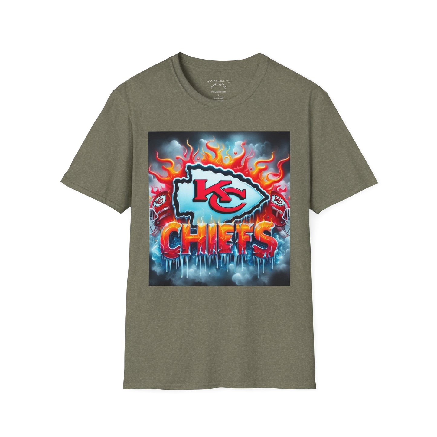Kansas City Chiefs Fan T-Shirt | Unisex Softstyle Tee for Game Day, Sports Fan Apparel, Birthday Gift, Tailgating, Super Bowl