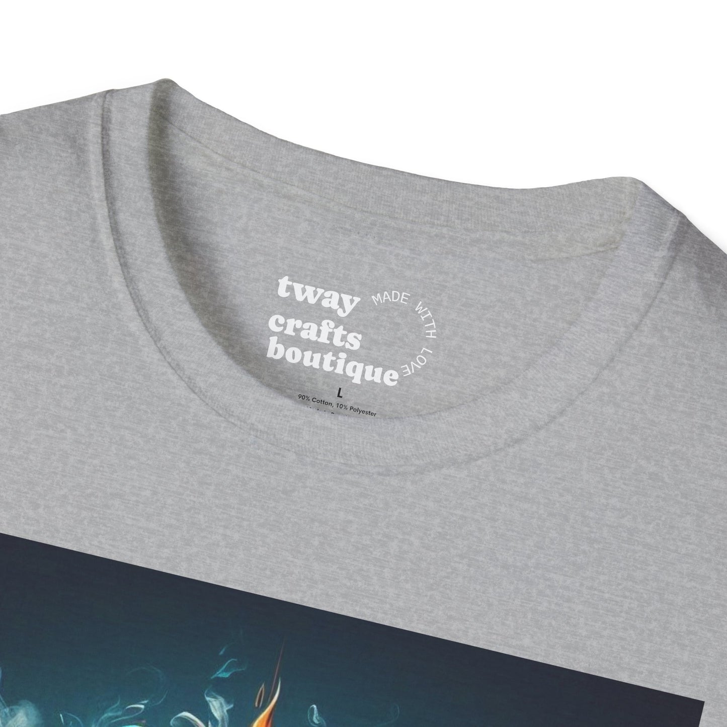 Dolphin Graphic T-Shirt | Unisex Softstyle Tee, Summer Apparel, Beach Wear, Eco-Friendly, Gift for Ocean Lovers