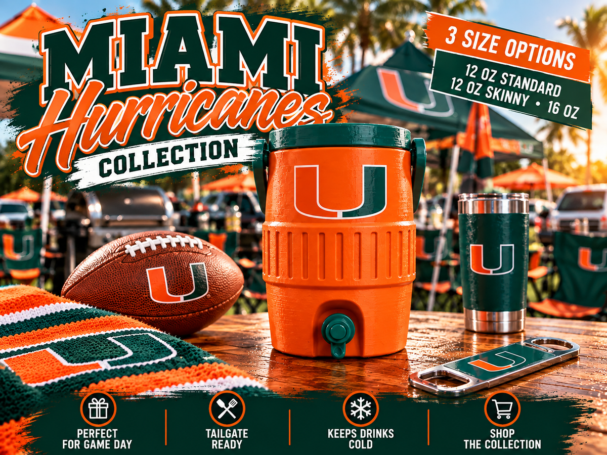 UM FOOTBALL CAN KOOZIE