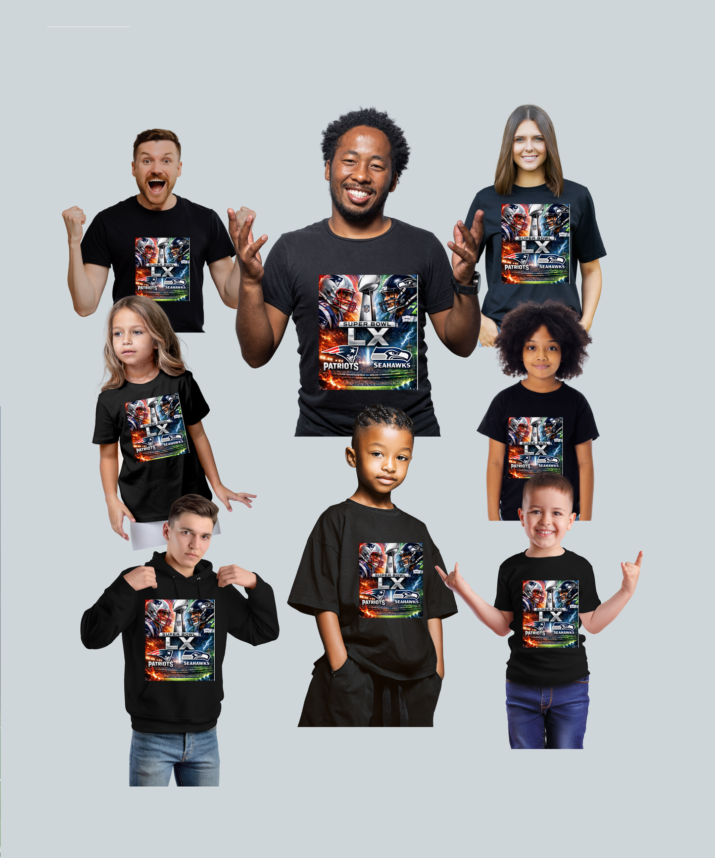 SUPERBOWL LX T-SHIRTS