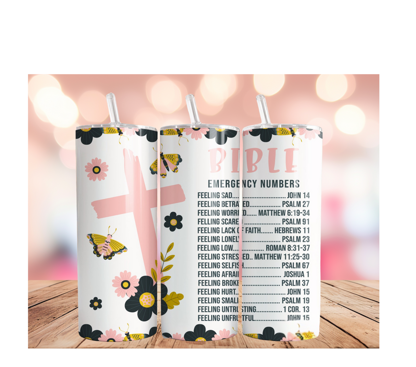 Faith Scripture Tumbler
