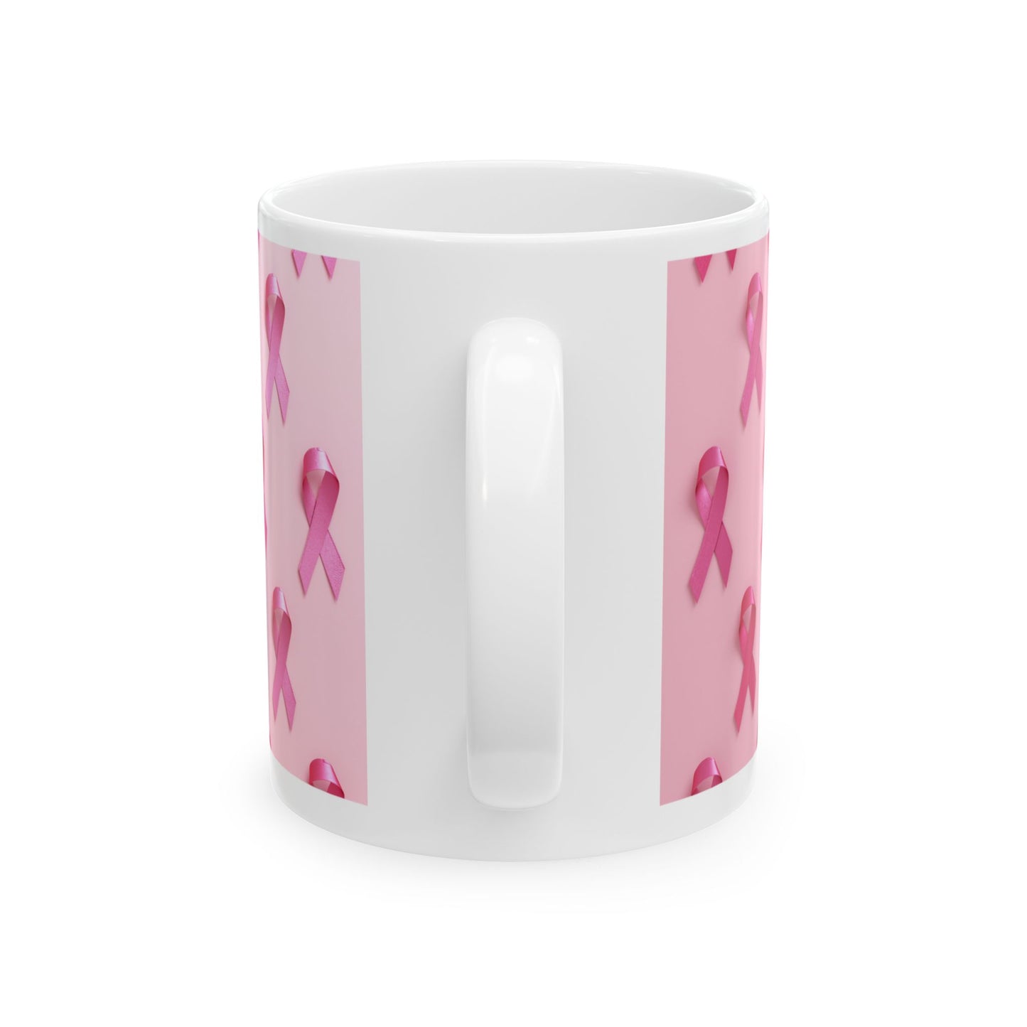 Breast Cancer Awareness Mug - Believe, Support, Hope, Gift for Her, Inspirational Drinkware
