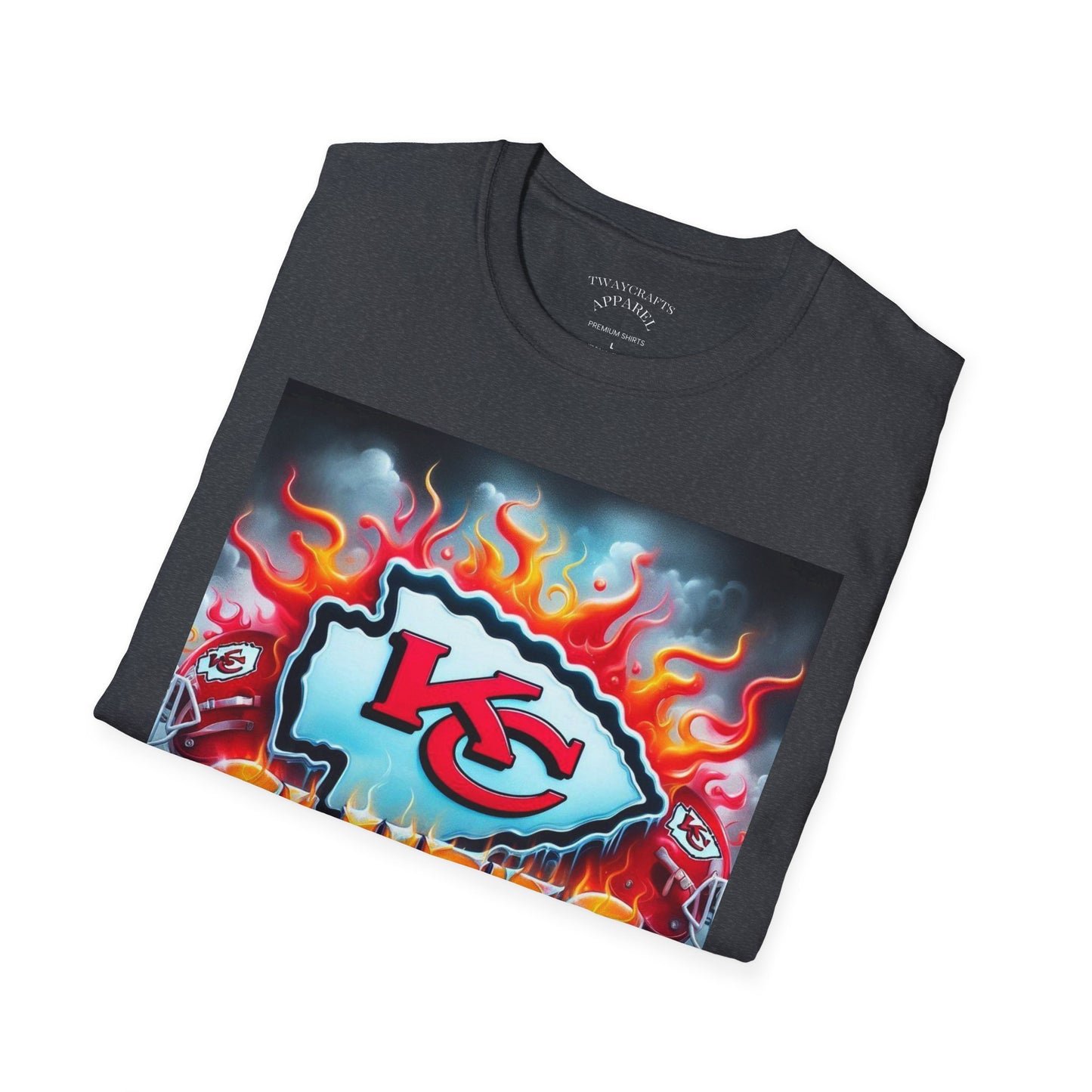 Kansas City Chiefs Fan T-Shirt | Unisex Softstyle Tee for Game Day, Sports Fan Apparel, Birthday Gift, Tailgating, Super Bowl