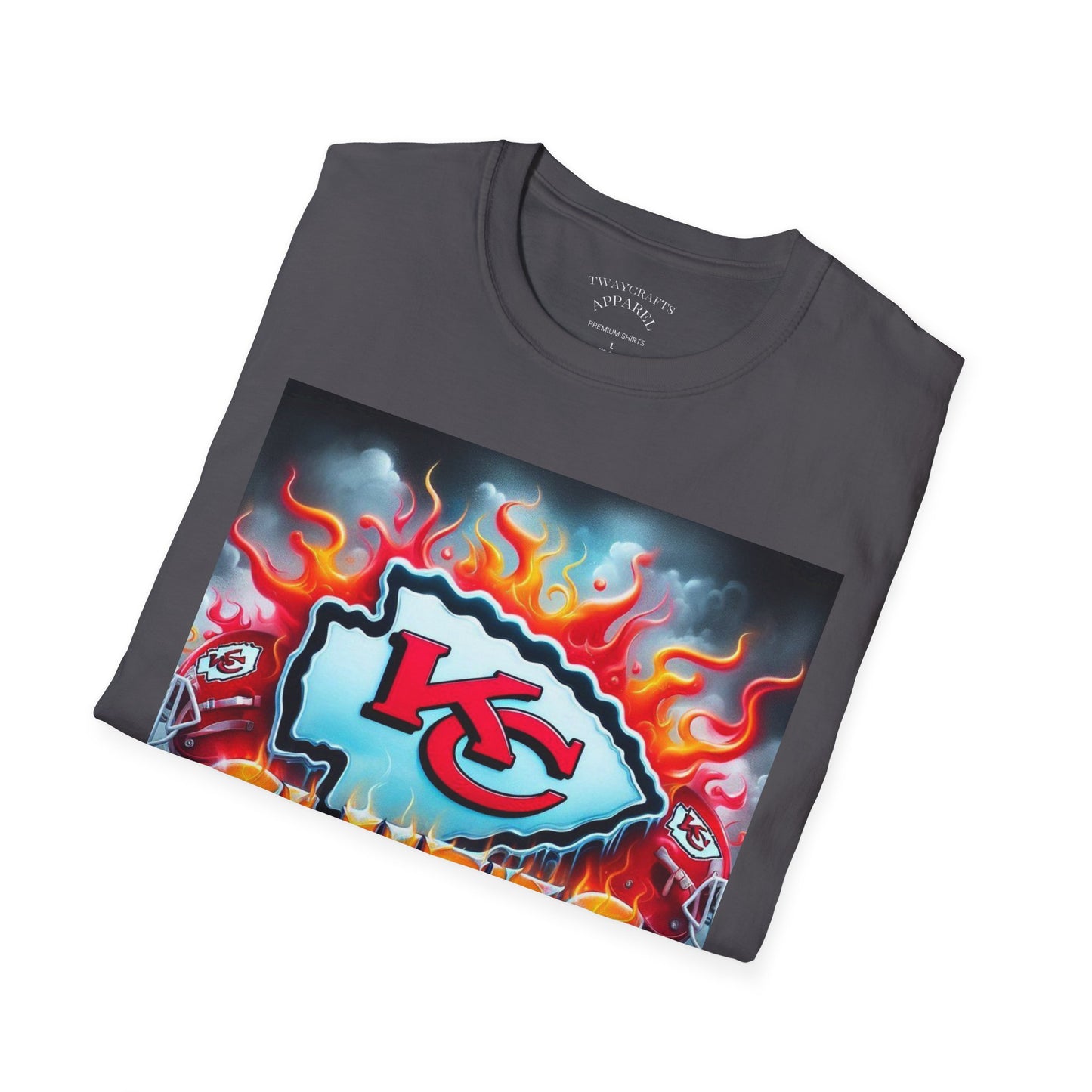 Kansas City Chiefs Fan T-Shirt | Unisex Softstyle Tee for Game Day, Sports Fan Apparel, Birthday Gift, Tailgating, Super Bowl