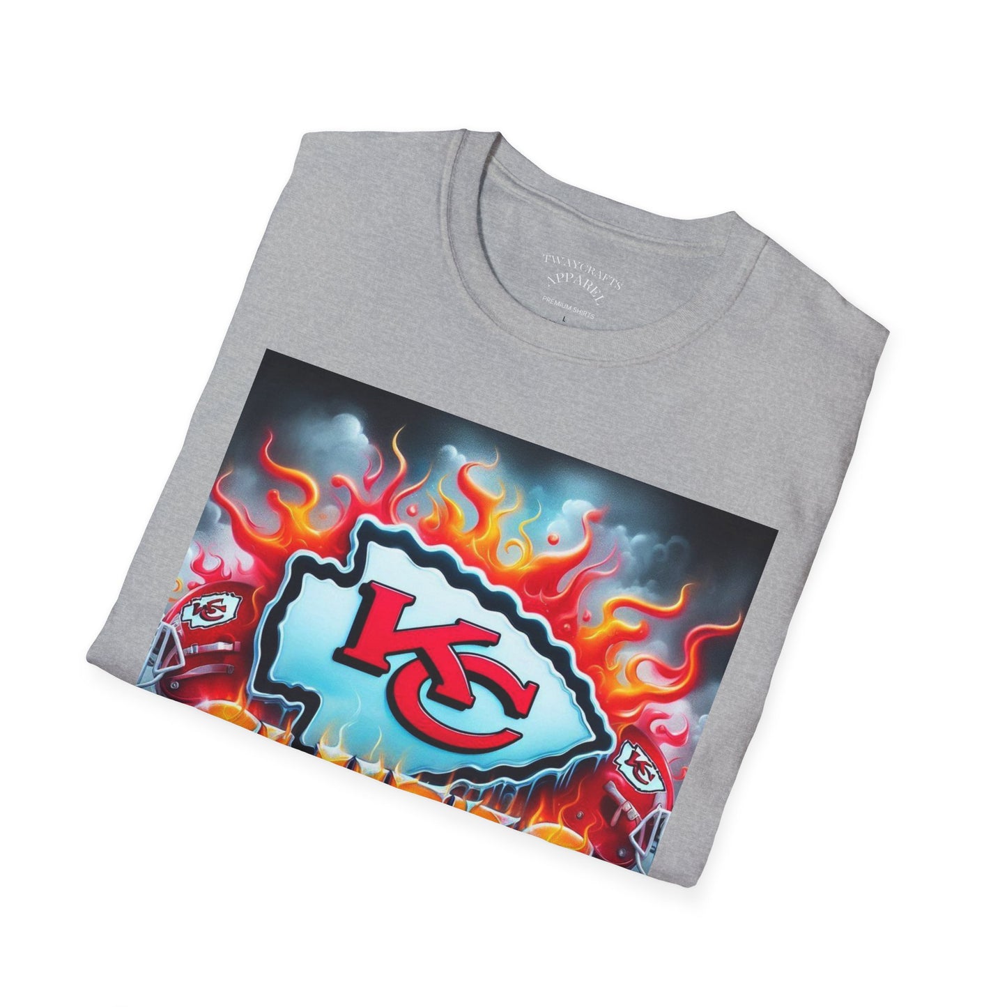 Kansas City Chiefs Fan T-Shirt | Unisex Softstyle Tee for Game Day, Sports Fan Apparel, Birthday Gift, Tailgating, Super Bowl