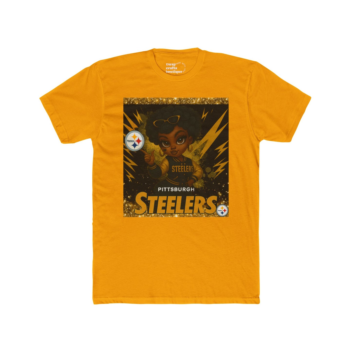 Pittsburgh Steelers Graphic Tee, Unisex Cotton Crew Tee, Sports Fan Shirt, Game Day Apparel, Steeler Nation Clothing, Football [...]