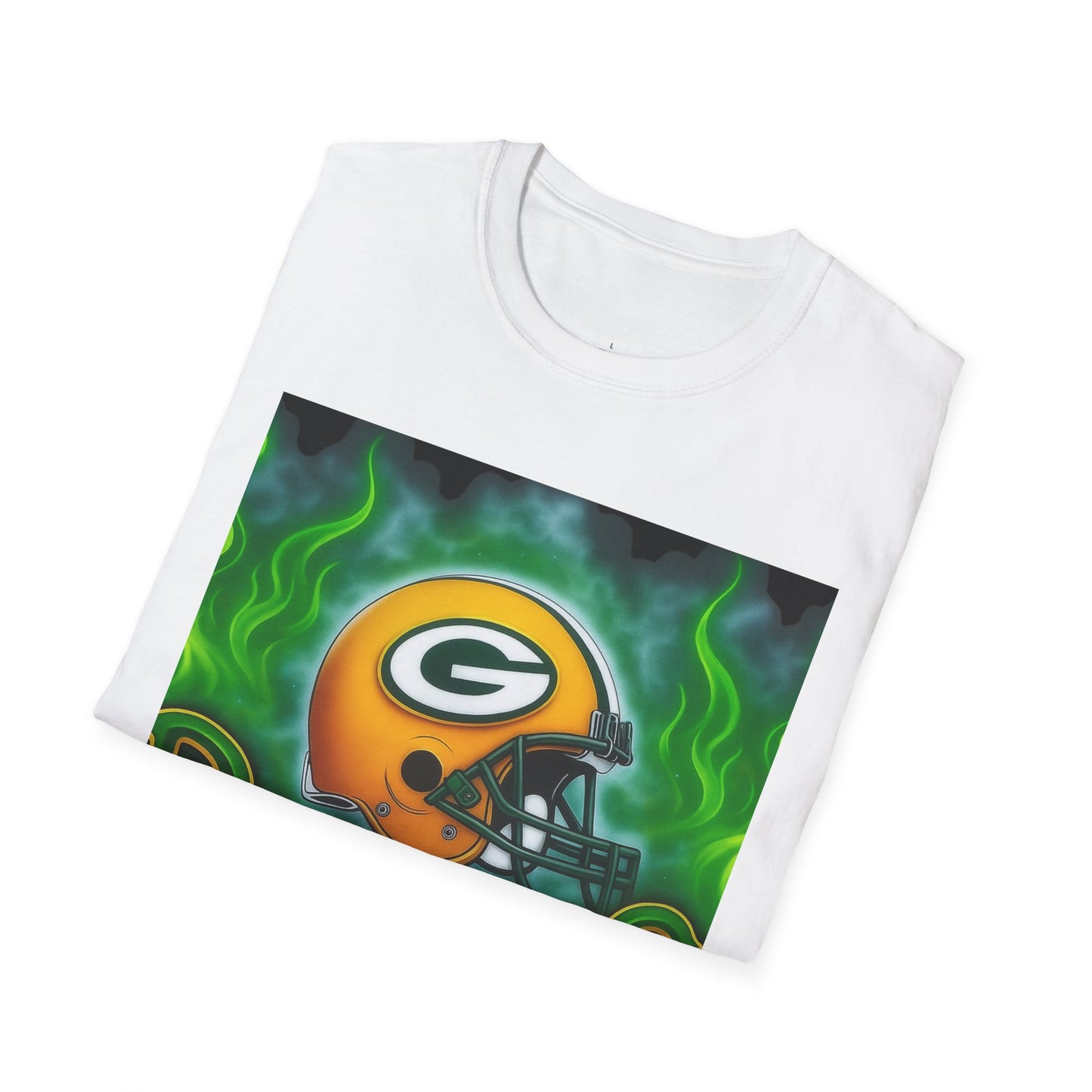 Green Bay Packers T-Shirt, Unisex Softstyle Tee, Football Fan Gear, Game Day Apparel, Sports T-Shirt, Gift for Sports Lovers
