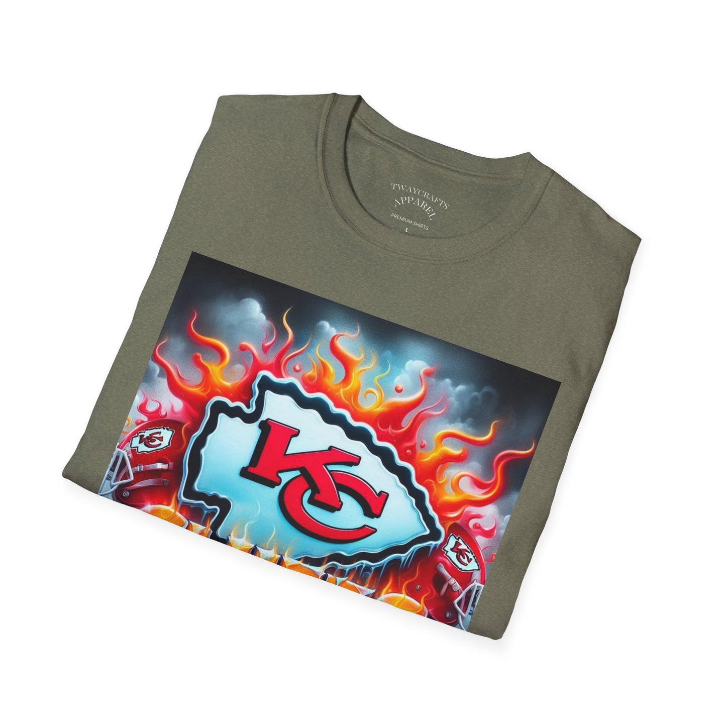 Kansas City Chiefs Fan T-Shirt | Unisex Softstyle Tee for Game Day, Sports Fan Apparel, Birthday Gift, Tailgating, Super Bowl