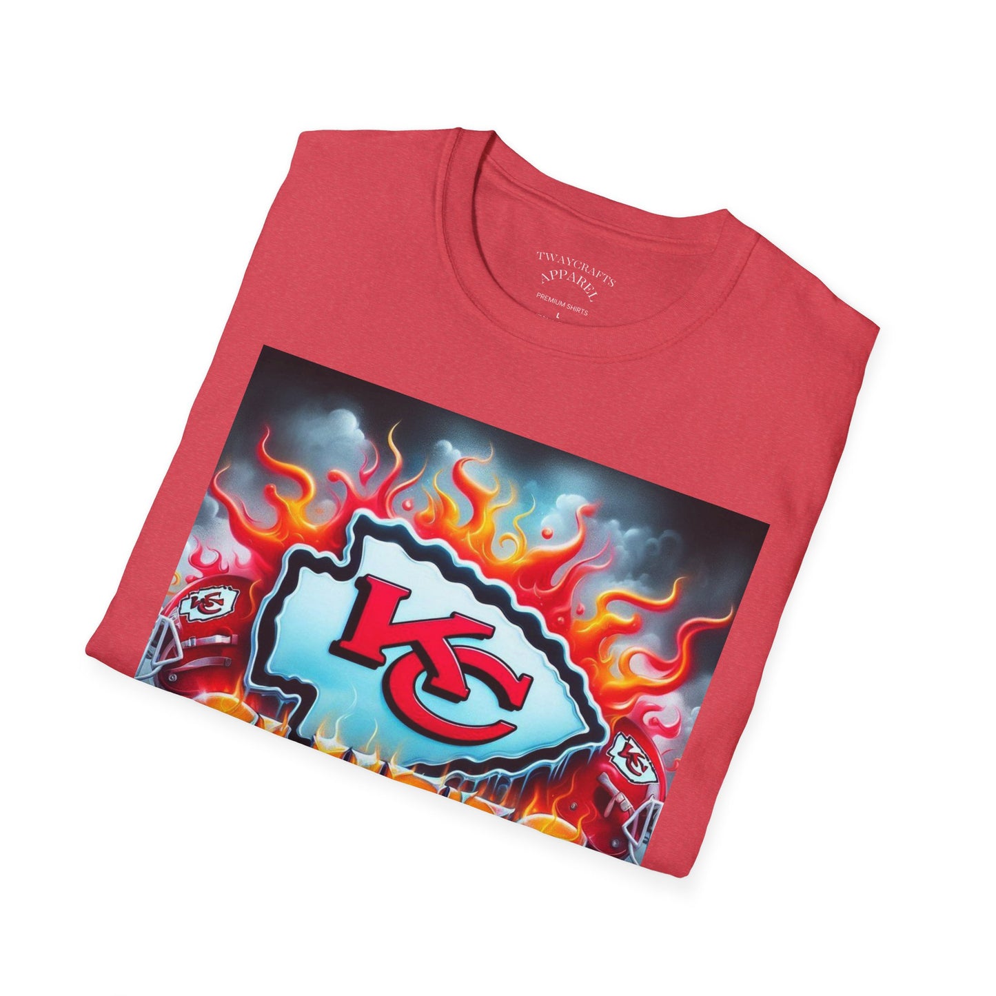 Kansas City Chiefs Fan T-Shirt | Unisex Softstyle Tee for Game Day, Sports Fan Apparel, Birthday Gift, Tailgating, Super Bowl
