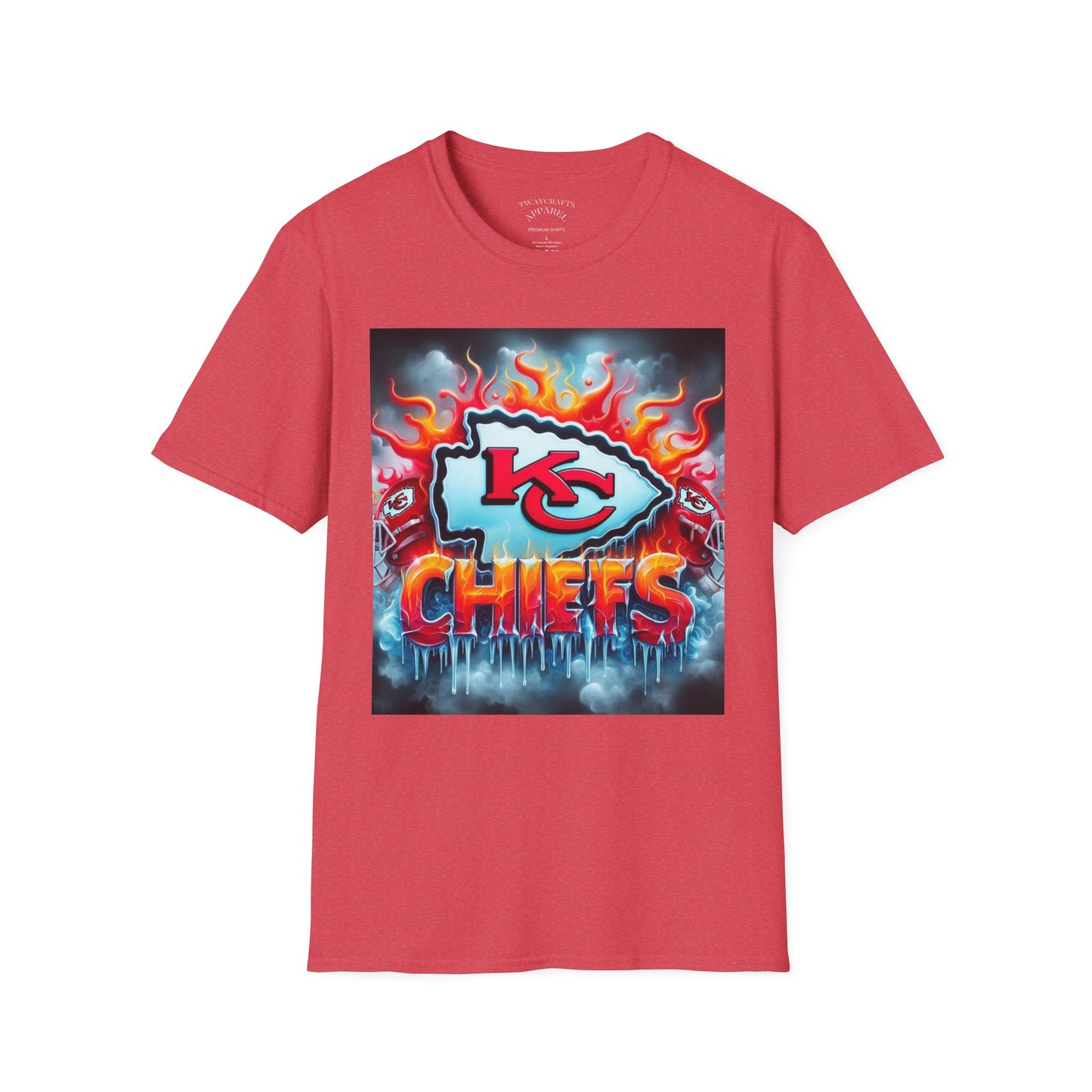 Kansas City Chiefs Fan T-Shirt | Unisex Softstyle Tee for Game Day, Sports Fan Apparel, Birthday Gift, Tailgating, Super Bowl