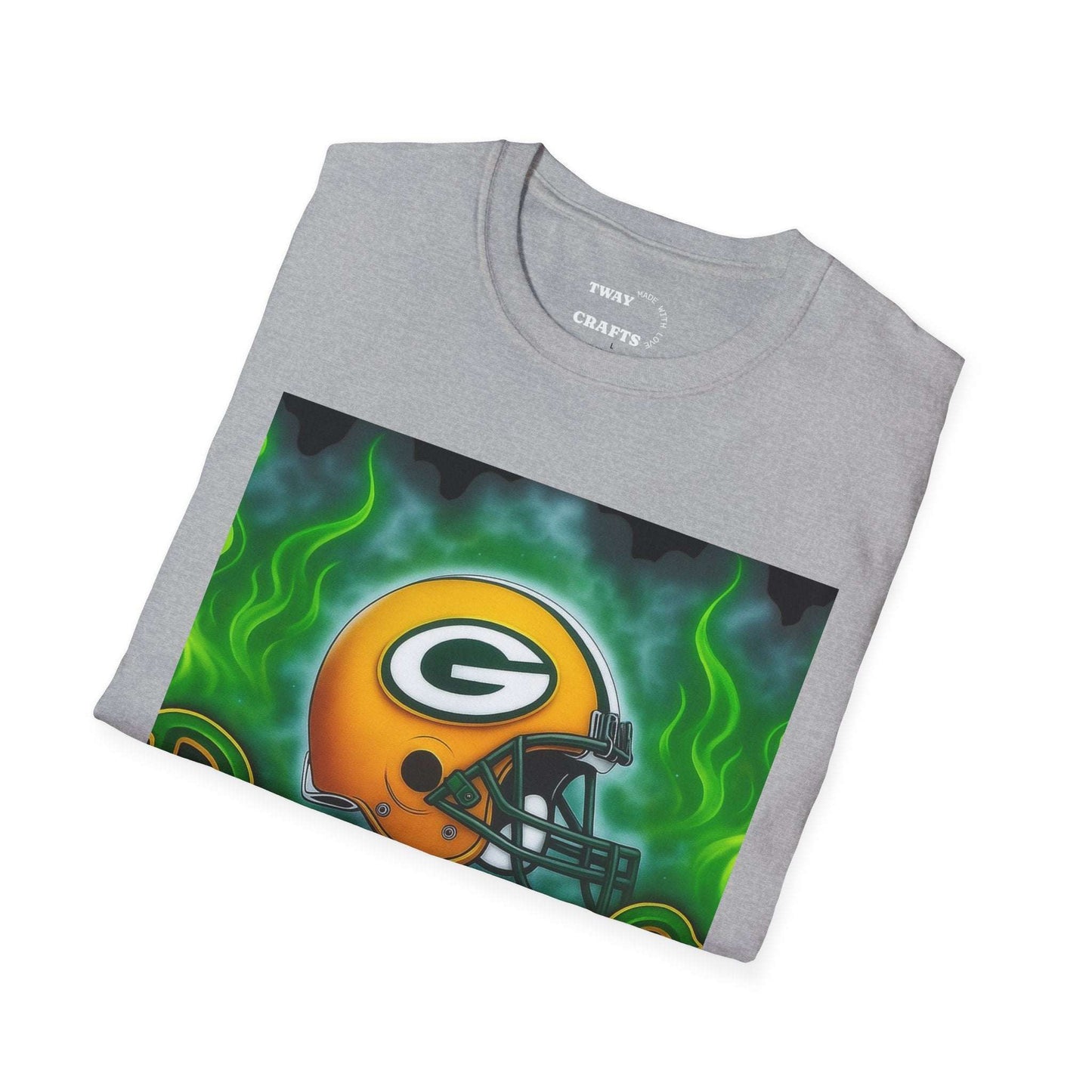 Green Bay Packers T-Shirt, Unisex Softstyle Tee, Football Fan Gear, Game Day Apparel, Sports T-Shirt, Gift for Sports Lovers