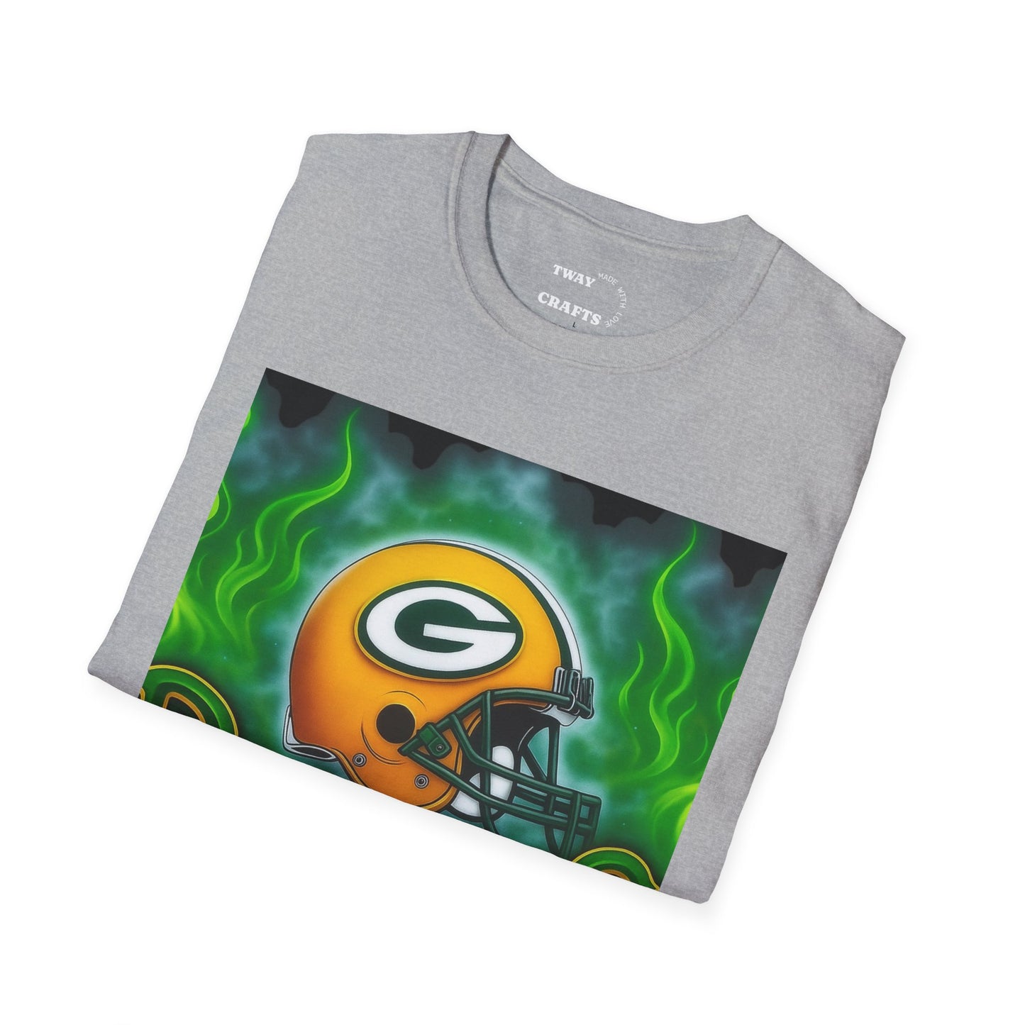 Green Bay Packers T-Shirt, Unisex Softstyle Tee, Football Fan Gear, Game Day Apparel, Sports T-Shirt, Gift for Sports Lovers