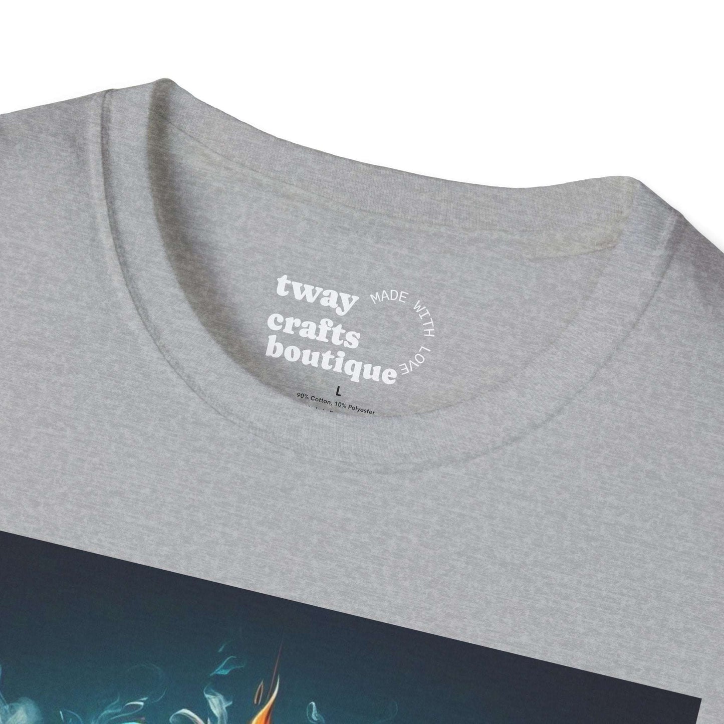 Dolphin Graphic T-Shirt | Unisex Softstyle Tee, Summer Apparel, Beach Wear, Eco-Friendly, Gift for Ocean Lovers
