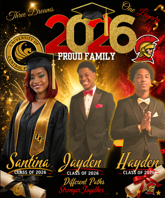 Graduation-Three Dreams, One Legacy Tee