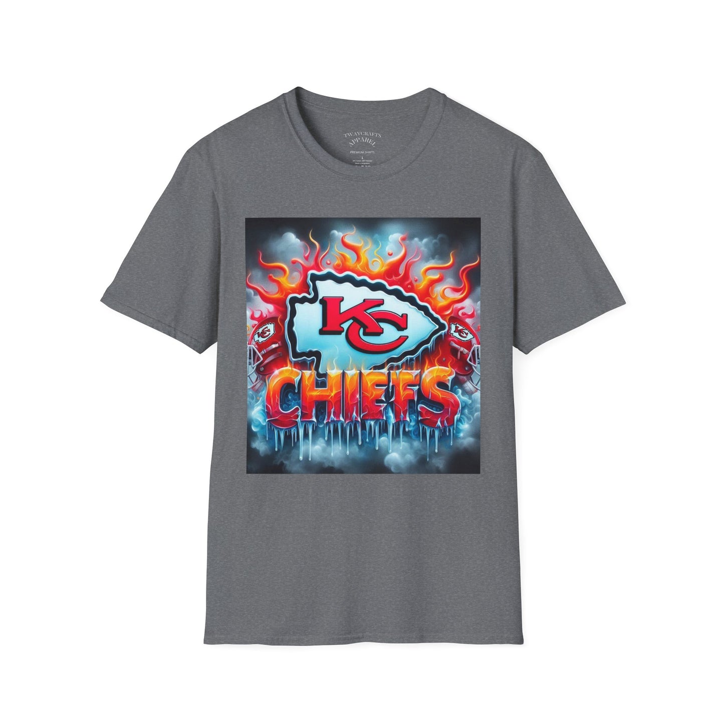 Kansas City Chiefs Fan T-Shirt | Unisex Softstyle Tee for Game Day, Sports Fan Apparel, Birthday Gift, Tailgating, Super Bowl