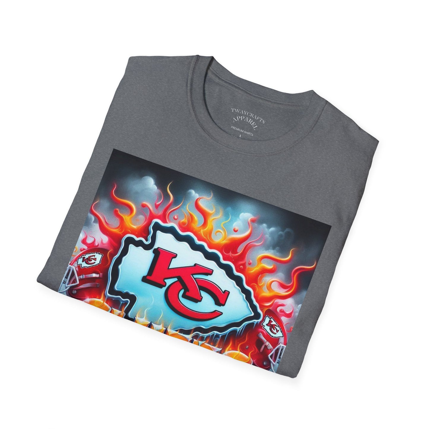 Kansas City Chiefs Fan T-Shirt | Unisex Softstyle Tee for Game Day, Sports Fan Apparel, Birthday Gift, Tailgating, Super Bowl