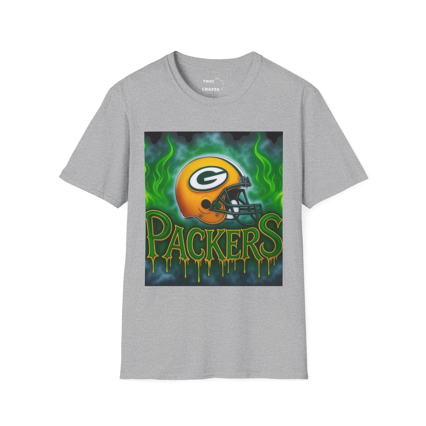 Green Bay Packers T-Shirt, Unisex Softstyle Tee, Football Fan Gear, Game Day Apparel, Sports T-Shirt, Gift for Sports Lovers