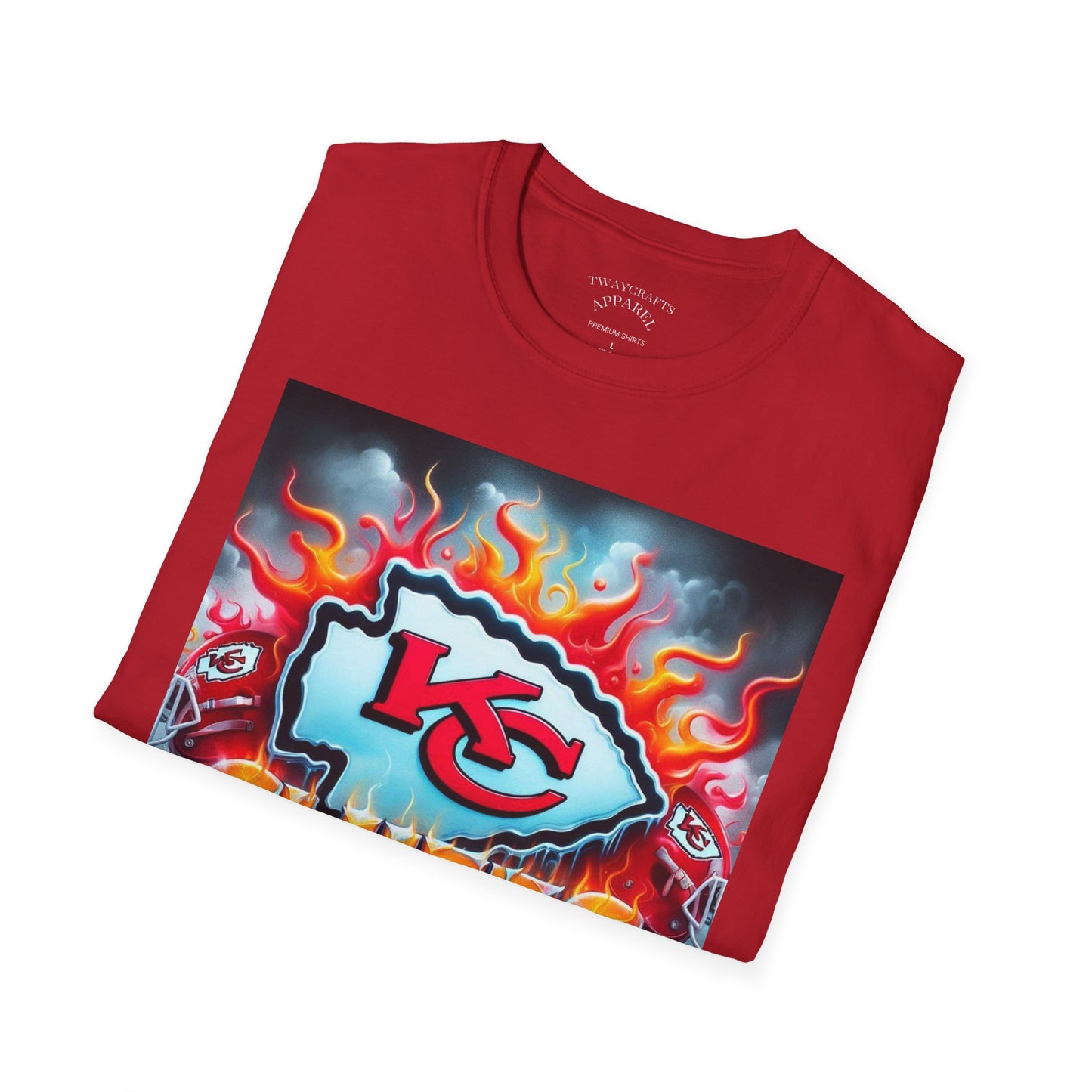 Kansas City Chiefs Fan T-Shirt | Unisex Softstyle Tee for Game Day, Sports Fan Apparel, Birthday Gift, Tailgating, Super Bowl