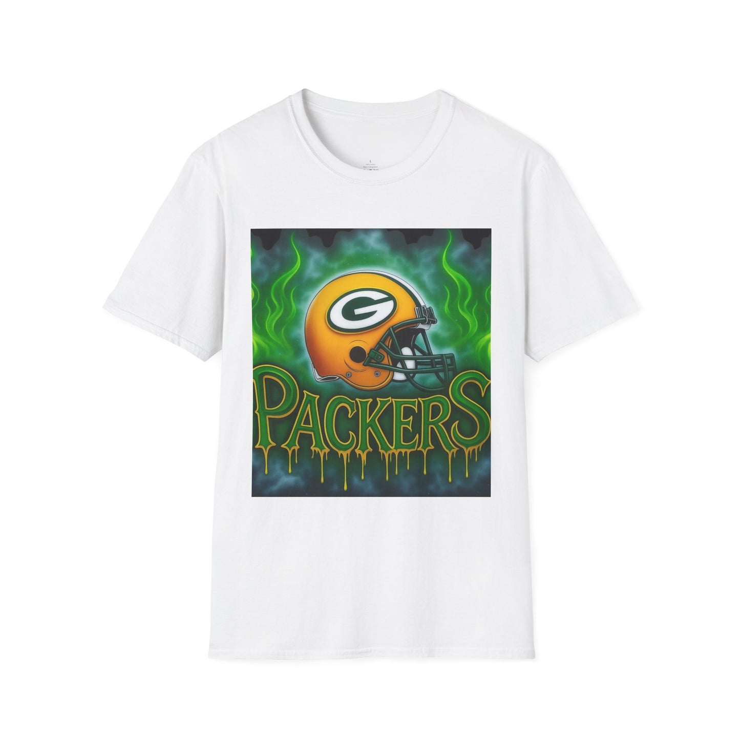 Green Bay Packers T-Shirt, Unisex Softstyle Tee, Football Fan Gear, Game Day Apparel, Sports T-Shirt, Gift for Sports Lovers