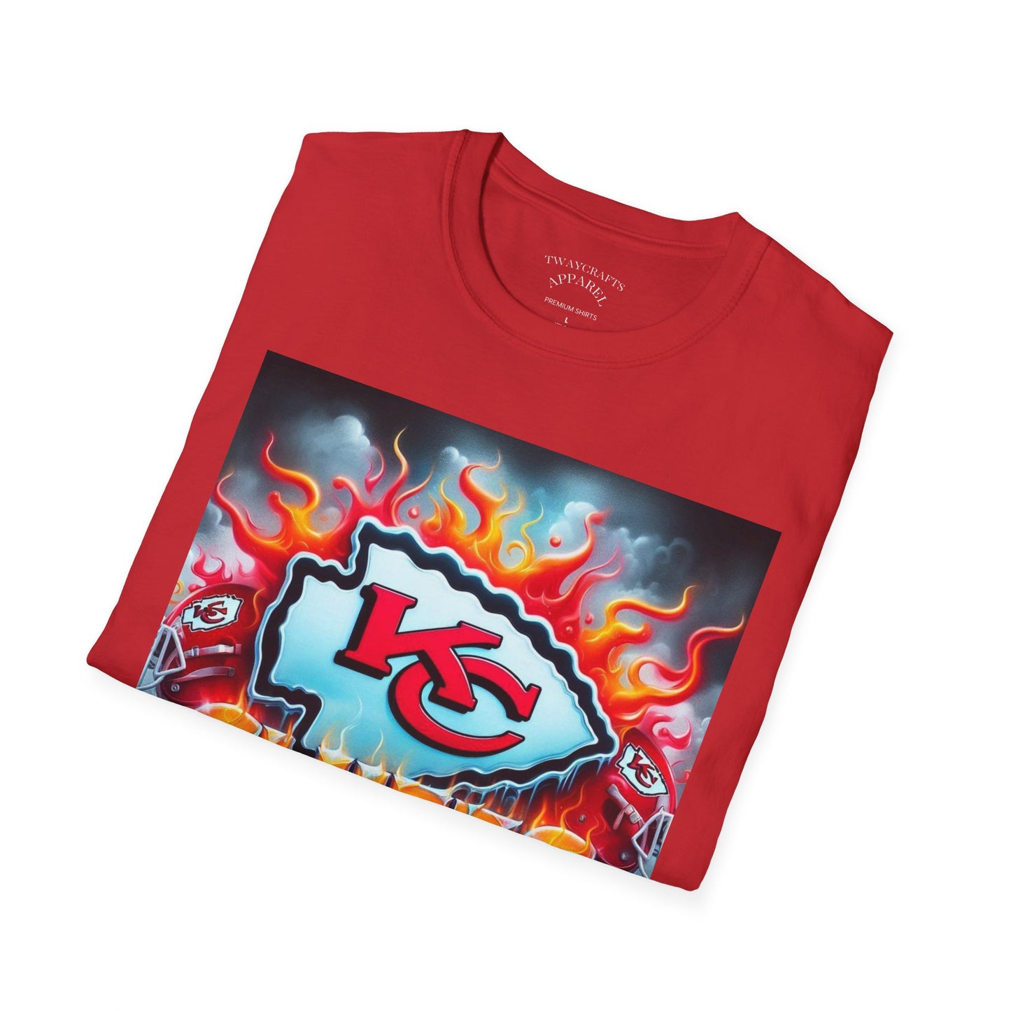 Kansas City Chiefs Fan T-Shirt | Unisex Softstyle Tee for Game Day, Sports Fan Apparel, Birthday Gift, Tailgating, Super Bowl