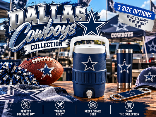 12oz Dallas Cowboys Can Koozie