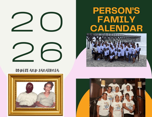 PERSON'S 2026 FAMILY CALENDAR