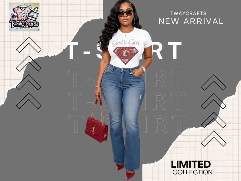 God's Girl Superman Rhinestone