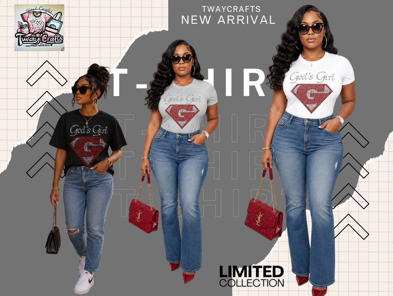 God's Girl Superman Rhinestone