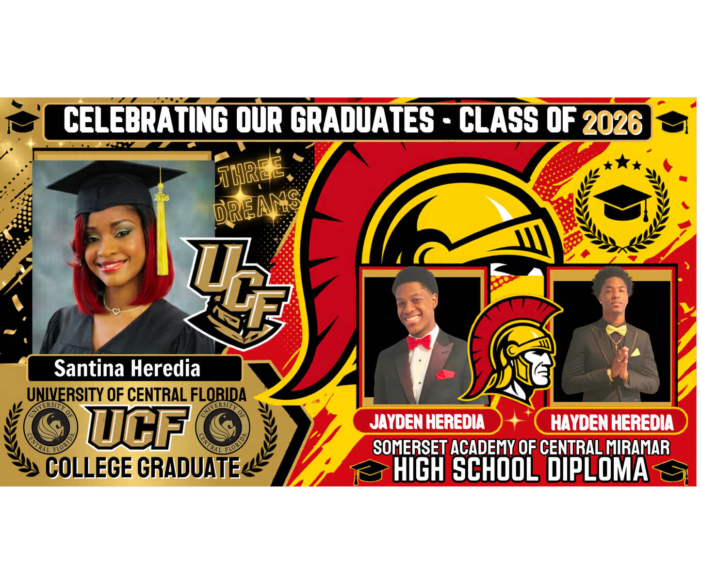 “Three Dreams, One Legacy – Class of 2026”